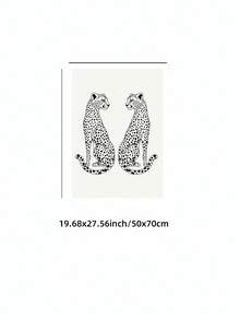 1/3 peças sem moldura estampa de leopardo preto e branco, design de laço estampado completo, conjunto de decoração de quarto monocromático feminino, arte de parede minimalista, pôsteres divertidos, decoração de quarto, impressões de parede para quarto, itens essenciais para dormitório universitário, estética de quarto feminino, presente chique para decoração de quarto de menina