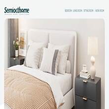 Black Nightstand, Mid Century Modern Night Stand With 2 Wave Fluted Panel Drawers, Bedside Table With  Metal , Bedroom Set Wide Tabletop Bed Side Table, End Tables For Living Room