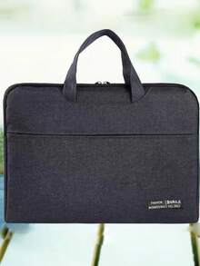 Canvas File Bag Business Meeting Bag Thickened Laptop Bag For Men And Women's Business Trip Briefcase Document Storage