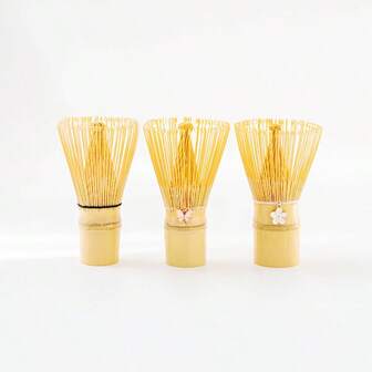 Matcha Tea Set Accessories, Matcha Bamboo Whisk, Matcha Bamboo Stirrer, For Daily Matcha Tea Preparation, Made Of 100% Natural Bamboo