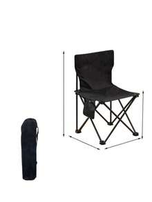 1 ultraleichter, tragbarer, faltbarer Klappstuhl mit Aufbewahrungstasche und Seitentaschen, mit Rückenlehne - für den Innen- und Außenbereich, Edelstahlrahmen, wasserdichter Oxford-Stoff-Sitz, schnelle Montage, perfekt für Camping, Strand, Picknicks, Angeln, Outdoor-Aktivitäten und Wandern, ideal für den Garten, Campingmöbel, tragbarer Sitz, Camping-Sofa