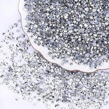 25000Pcs Sliver Rhinestones For Bedazzling Kit, 3-5mm Resin Flatback Rhinestones Bulk Bedazzle Gems Diamonds For Crafts DIY Shoes, Clothing{"Color_name":"Sliver"} - 銀條 - 查看 6