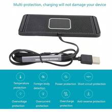 Zopsc Almohadilla de Carga Inalmbrica, Almohadilla de Carga Rpida de 15 con Antideslizante para Automviles, Cargador Inalmbrico Porttil de Reemplazo de Almohadilla de Cargador - inicial - Ver 3