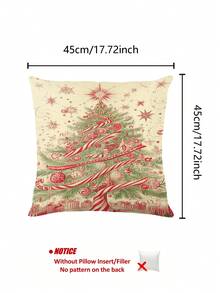 1 Stück Weihnachtsbaum Tischläufer, Weihnachtlicher dekorativer Tischläufer, Weihnachtlicher leinenähnlicher Tischläufer, Tischläufer, Tischläufer, 1 Stück Tischläufer, 4 Stücke Tischsets, 1 Stück Kissenbezug, 3 Produkte erhältlich, saisonale Heimdekoration für Innen-/Außenpartys, Winterliche Heimdekoration, Weihnachtsdekoration, Weihnachtszimmer Dekoration, Weihnachtsparty Dekoration - Verschiedenfarbig - Übersicht 7