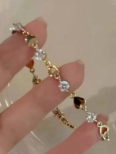 1pc Fashionable Minimalist Bracelet, Versatile Accessory For Girls, Party, Gift, Daily Wear