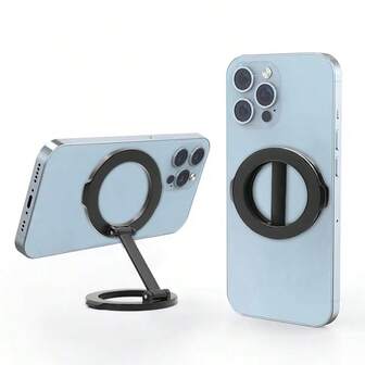 Adjustable Metal Stand, Versatile Assistant For Live Streaming, Online Classes, Vlogging! Universal For Smartphones, Durable Iron Structure