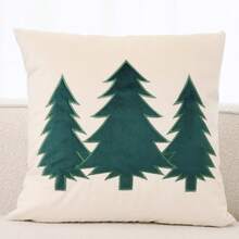 1 Stück Weihnachts-Kissenbezüge, Weihnachts-Stickerei Kissenbezüge, Samt Kissen, Westliche Heimdekoration, Weihnachts-Zimmer Dekoration