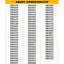 6 Pairs Nose Pads RB3025 RB3026 RB3016 RB3362 RB3445 RB3519 RB3543 Clip - On Mount Type - ban đầu - Xem 4