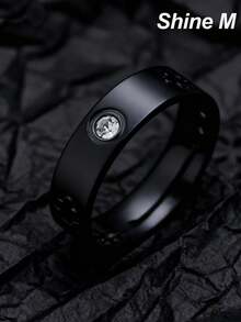 3件套极简钛钢戒指，4mm/6mm/8mm，多种尺寸满足各种搭配需求，男女通用，不褪色不变形 - 單款四葉戒指 - 查看 14