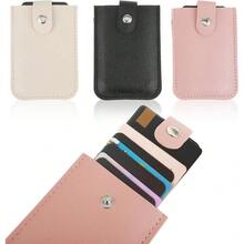 1PCS Card Holder, Coin Purse, Key Bag, Earphone Bag, Coin Purse All-In-One, Mini Card Holder, Cowhide Card Holder, Travel Card Holder, Student Coin Purse, Sports Card Holder, Lanyard Design + Sweat-Proof Material, Suitable For Carrying With You In The Gym Or Cycling. Multi-Card Slot Coin Purse, Waterproof Coin Purse, Light Luxury Simple Card Holder, Japanese Style Small Fresh Coin Holder, Dopamine Color Card Holder, Retro Distressed Card Holder - ngẫu nhiên - Xem 6