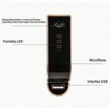 G7 Bluetooth Car Transmitter Wireless FM Transmitter Model G7 - Multicolor - View 7
