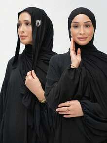 1 pieza Hiyab deportivo con logotipo reflectante