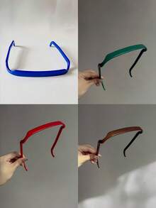 9/6/1pc Square Eyeglass Head Band, No Pressure Headband, Glasses Wearer's Headband, Sun Lens With No Headache With Comfort Headband,Women Summer Invisible Fixed Hair Clip Curling Thick Hair Dedicated Hair Accessory For Sunglasses,Non-Slip Ladies And Girls,Accessories For Women