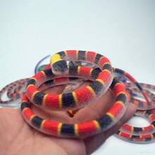 Realistic Soft Rubber Snake Prank Toy - Python, King Snake, Design, Suitable Indoor/Outdoor Decoration - A1 - View 3