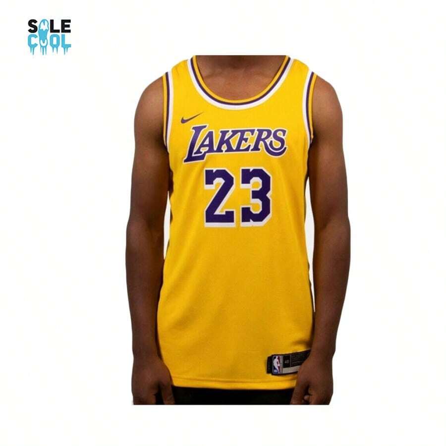Nike LA Lakers Jersey James Icon Edition AA7099-741 Halloween - Màu vàng - Xem 1