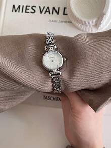 1 chiếc/bộ đồng hồ nữ sang trọng tối giản, mặt số nhỏ bền, thích hợp đeo hàng ngày, sinh nhật, quà tặng cho phụ nữ, kỷ niệm, khuyến mãi Halloween, không có hộp quà tặng - Nhiều màu - Xem 15