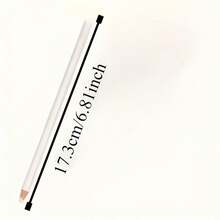 10 支白色炭笔，适合素描、阴影和混合 - 木制，超过 2 毫米宽的尖头，塑料/金属芯和橡皮擦 - 适合初学者和专业艺术家，美术用品，经典铅笔设计，一致的外观，绘画必需品，书写流畅，耐用结构，适合美术学生 - 白色10件 - 查看 4