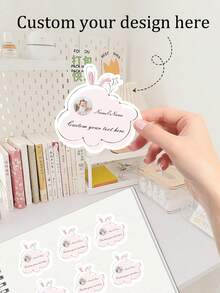 30 ملصق مخصص بقطر 4 سم لتخصيص حفلاتك الخاصة بالزفاف والأعياد والمعمودية وغيرها. قم بتصميم ملصقاتك الفريدة الخاصة لإضافة لمسة شخصية لاحتفالاتك. جودة عالية وإبداعية. لاصقة أنيقة وجذابة وملونة مخصصة وفريدة هدايا مثالية للأصدقاء والأبناء والبنات وطلاب المدارس والموظفين والأطفال في المنزل والمكتب