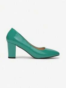 Elegant Pointed Toe Pumps Women Spring Summer Autumn Winter Work/Office Evening/Party - Green - View 3