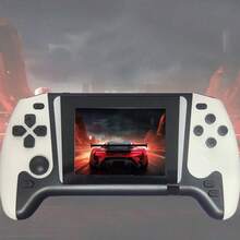 Q21 便携式复古掌上游戏机，内置 500 款游戏，无线控制器，可充电，支持电视连接（经典红蓝/蓝红/白配色） - 彩色 - 查看 14