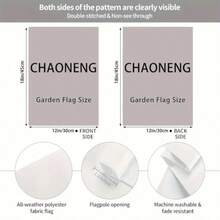 Welcome Fall Highland Cow Garden Flag 12x18 Double Sided Small Polyester Autumn Pumpkins Flowers Cows Yard Flag For Outside Outdoor Decoration# DOUYYY