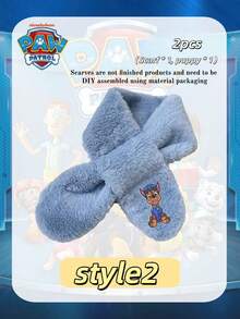 Paw Patrol 1pc Wangwang Team Cartoon Scarf For Winter Warmth, The Best Holiday Gift For Good Friends, Party Atmosphere Decoration, Perfect Party Decoration, Home Decoration Ornaments, Perfect Room Decoration, Christmas Gift, Valentine's Day, Ideal Friend Gift Suitable For Birthday Celebrations, Souvenirs Women's Souvenir,Cute Aesthetic, Valentine Day, Gifts, Decorations, Home Decor,Valentines Gifts