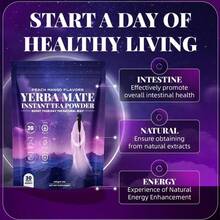 Yerba Mate Instant Tea Powder – Peach-Mango Flavor With Prebiotics ...