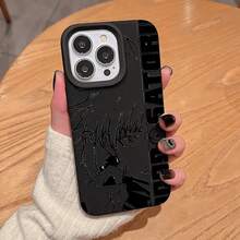 Teléfono de alta calidad a prueba de golpes con orificios grandes, modelos adecuados 17, 16, 15, 14, 13, 12, 11 Plus Pro, clásico negro/púrpura/gris/blanco, cubierta protectora suave, Halloween y Acción de Gracias. QY81, Vacaciones, A prueba de golpes - Blanco - Ver 8