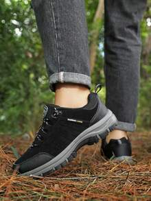 Paar Herren-Wanderschuhe, Herbst/Winter 2025, neue, strapazierfähige Reiseschuhe, lässige Trekkingschuhe, Wanderschuhe, Herrenstiefel, kurze Stiefel, Sportschuhe mit dicker Sohle, abriebfest, Größen 36–46