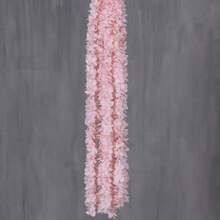 10pcs 100cm/39inch Artificial Silk Wisteria Flower Vines Hanging Rattan Flowers Wedding Home Decoration, Valentine Day, Gift Gifts Birthday Graduation