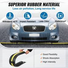 4 Pieces 39'' Cable Protector Ramp 18000 Lbs Speed Bump Floor Cable Protector - 4 Piezas - View 4