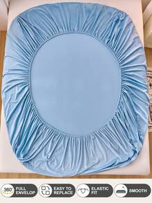 1 Stück Samt Spannbettlaken, warme weiche flauschige Spannbetttuch Bettwäsche, Matratzenschoner, Bettüberwurf, gemütliche Heimtextilien, weicher und bequemer Matratzenbezug, einfarbiges Laken, Tiefer Bund, nur Bettlaken, ohne Kissenbezug, staubdicht rutschfest, maschinenwaschbar, Bettwäsche Geschenke, passend für Einzelbett, Doppelbett, Kingsize, Queensize Betten, maschinenwaschbar, Herbstdekoration, Winterdekoration