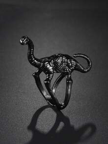 1pc Vintage Fierce Dinosaur Alloy Ring, Jewelry For Everyday, Party, Halloween
