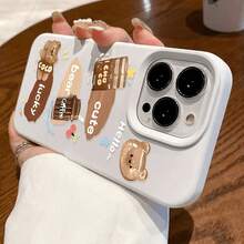 Funda protectora suave de alta calidad con orificios grandes, compatible con los modelos phone 17, 16, 15, 14, 13, 12 y 11 Plus Pro. Disponible en negro clásico, morado, gris y blanco. Ideal para Halloween y Acción de Gracias. - Blanco - Ver 9