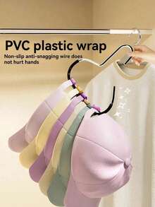 1/5/10 pezzi Portacappelli, Portacappelli da parete salvaspazio, Portacappelli multifunzionale da appendere, Accessorio per armadio, Può essere utilizzato per riporre cinture, cravatte, sciarpe, gilet, cappelli, reggiseni, scarpe, vestiti, pantaloni, jeans, stivali, gonne, adatto per dormitorio/camera da letto di casa, Scaffale di stoccaggio, Organizer, Stoccaggio domestico - Multicolore - Visualizzare 5
