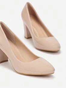 Elegant Pointed Toe Pumps Women Spring Summer Autumn Winter Work/Office Evening/Party - Apricot - View 6