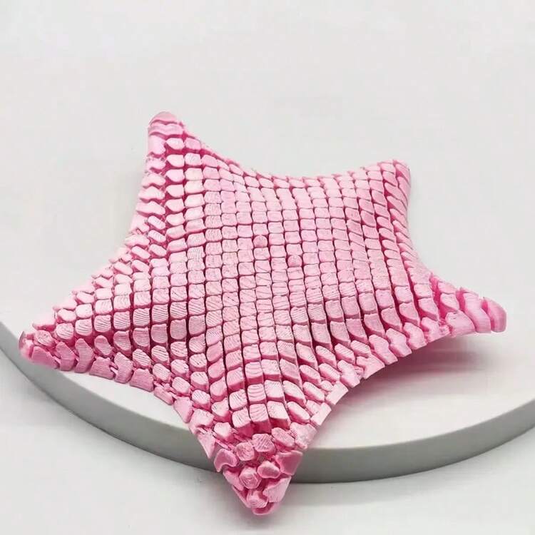 3D Printed Starfish Stress Relief Toy & Anxiety Relief Squeeze Toy - Movable Joints, Sensory Fidget Toy, Gift For Ocean Lovers (Pink, Blue, Black, Cyan, Purple) - Multiple Colors Available, Great For Halloween, Christmas And Birthday Gifts - Multicolor - View 10