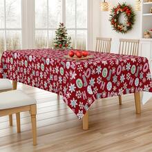 1 copo de nieve, letra colorida, estrella, rectangular, de poliéster duradero, ideal para el hogar, la cocina, el jardín, fiestas, bodas, restaurantes y banquetes, decoración para bodas y Navidad.