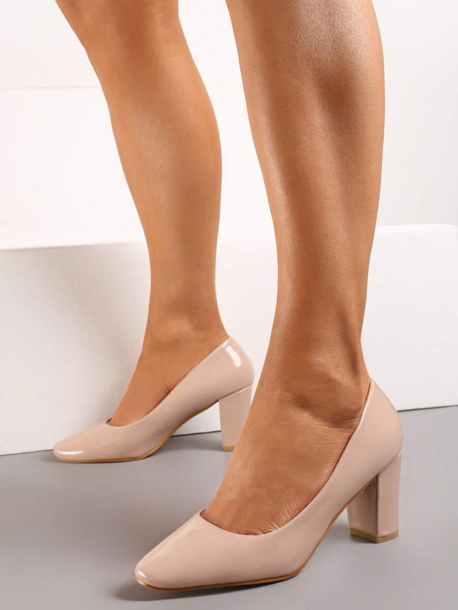Elegant Pointed Toe Pumps Women Spring Summer Autumn Winter Work/Office Evening/Party - Apricot - View 1