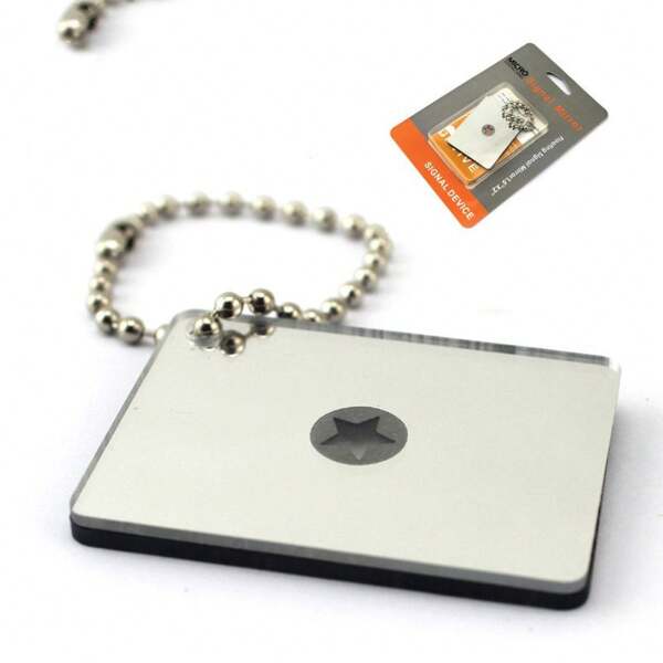 Survival Signal Mirror For Marine Kayaks Outdoor Survival Tool Reflector New Model