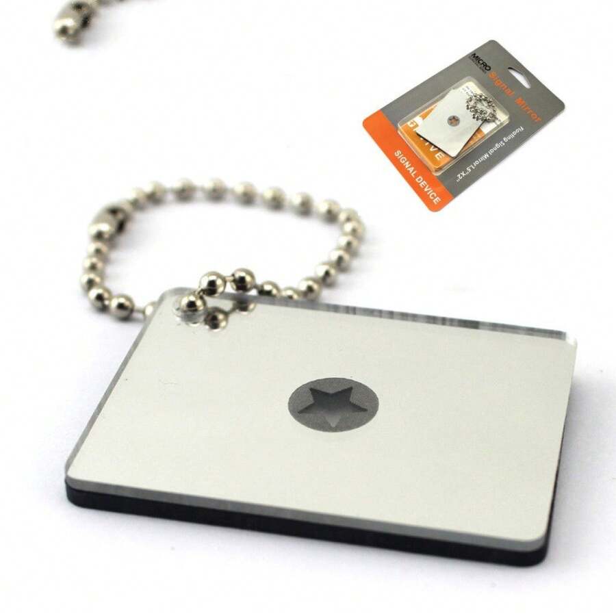 Survival Signal Mirror For Marine Kayaks Outdoor Survival Tool Reflector New Model