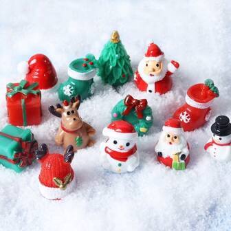 Christmas Decorations And Ornaments, Gifts For The Elderly, Reindeer, Christmas Tree, Gifts, DIY Cream Glue Homemade Ornaments