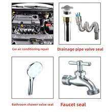 1 caja Kit de 270 Anillos Compresores Automotrices Resistentes - 18 Tamaños, para Compresor AC y Vehículo con Caja Organizadora: Mantenimiento Profundo en la Mayoría del Transporte Público. Ideal Para Mejoras Caseras e Instituciones. Juego Preciso Con Sellado Hermético De Goma Alta Calidad - Morado - Ver 6