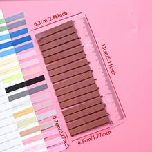 320 buc/pachet, 10 modele, etichete autocolante ultrafine, potrivite pentru corectarea manualelor, indexare, etichetare fișiere, fabricate din plastic PET, rechizite de birou