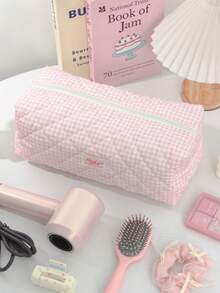 1Pc Cute Strawberry Pattern Print Hair Dryer Storage Bags Hair Curler Storage Bags For Travel Portable Hair Dryer Storage Bag Multifunctional Cosmetic Bag Cosmetic Storage,Hair Care Essential Oil Storage Bag ,Travel Toiletry Bag Handbag Dustproof Large Capacity Electric Curling Wand Straight Plate Clip Protective Cover Hair Dryer Storage Travel Essentials - 彩色 - 查看 13