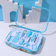 Set de cuidado de uñas para bebé - Juego de cucharilla para oídos y cortaúñas - Moldeador de uñas y cepillo de cuidado para niños - Multicolor - Ver 4