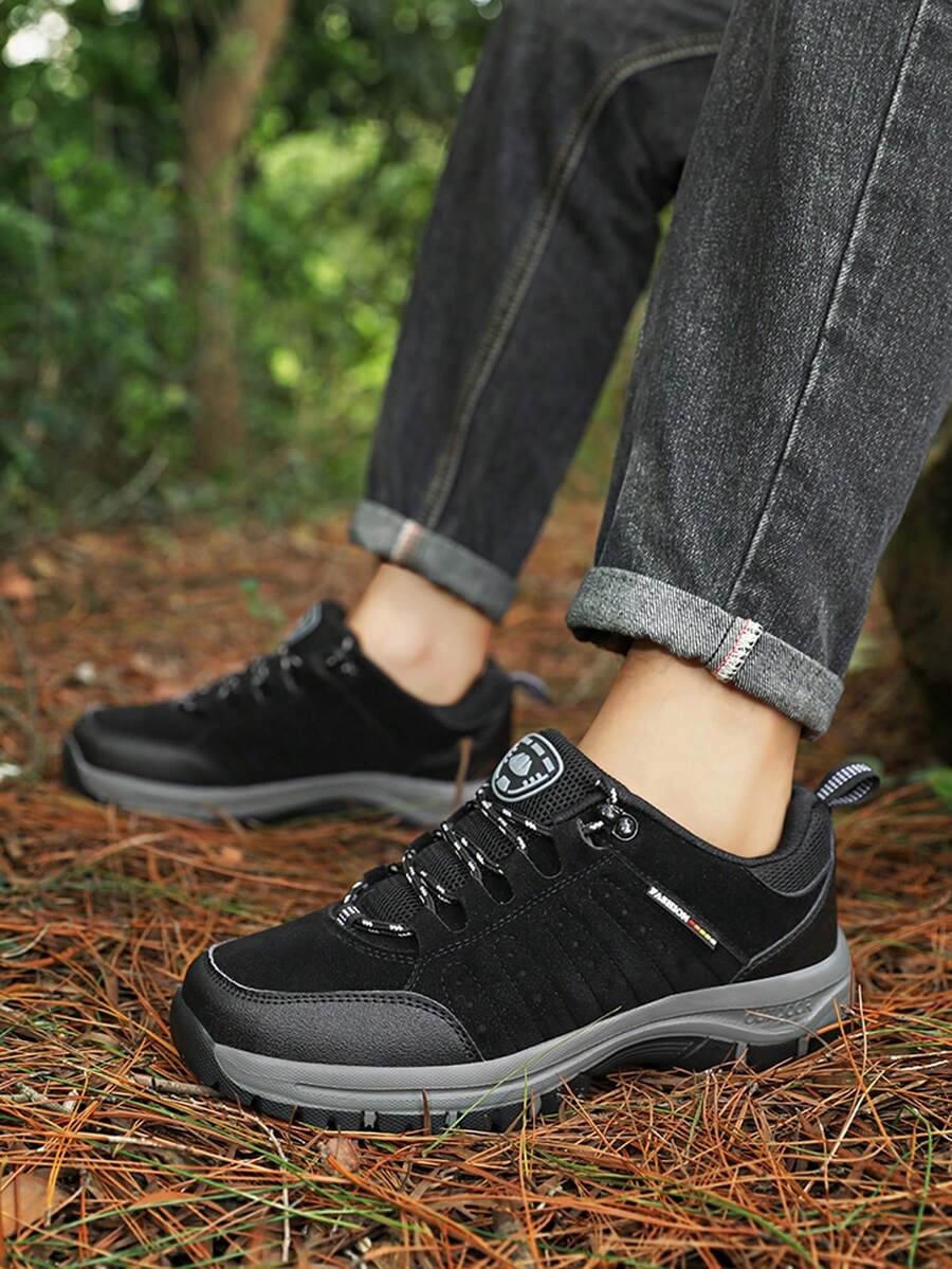 Paar Herren-Wanderschuhe, Herbst/Winter 2025, neue, strapazierfähige Reiseschuhe, lässige Trekkingschuhe, Wanderschuhe, Herrenstiefel, kurze Stiefel, Sportschuhe mit dicker Sohle, abriebfest, Größen 36–46