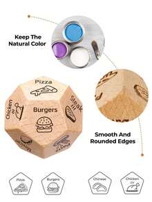 Unisex Adult Christmas Gift, Anniversary, Christmas, Birthday Gift, Couple Date Dice Gift (Unisex), Dinner Dice Decider, Valentine's Day Gift (Unisex), Exquisite Gift