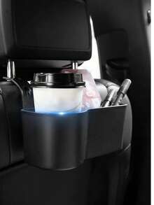 1pc Car Cup Holder Drink Holder Side Door Window Phone Slot Hanging Storage Rack Organizer For Vehicle Car Interior Parts - Multicolor - View 9