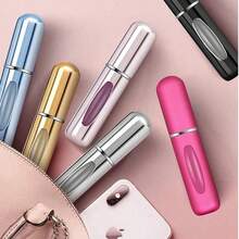 1Pcs Travel Perfume Bottle Refillable Portable Mini Atomizer Spray Refill Bottle Women Pocket Dispenser Cologne Sprayer 5ml - 彩色 - 查看 3